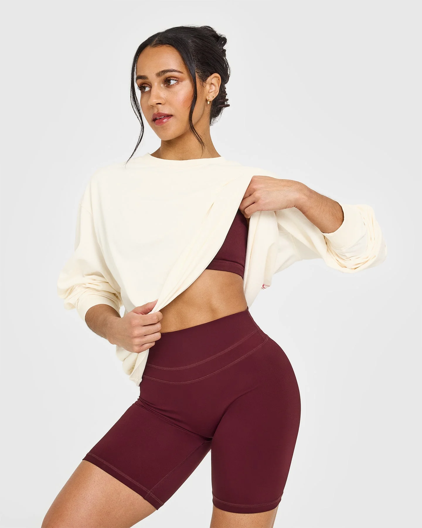 UnifiedMove™ Cycling Shorts 8" | Rosewood - Image 6