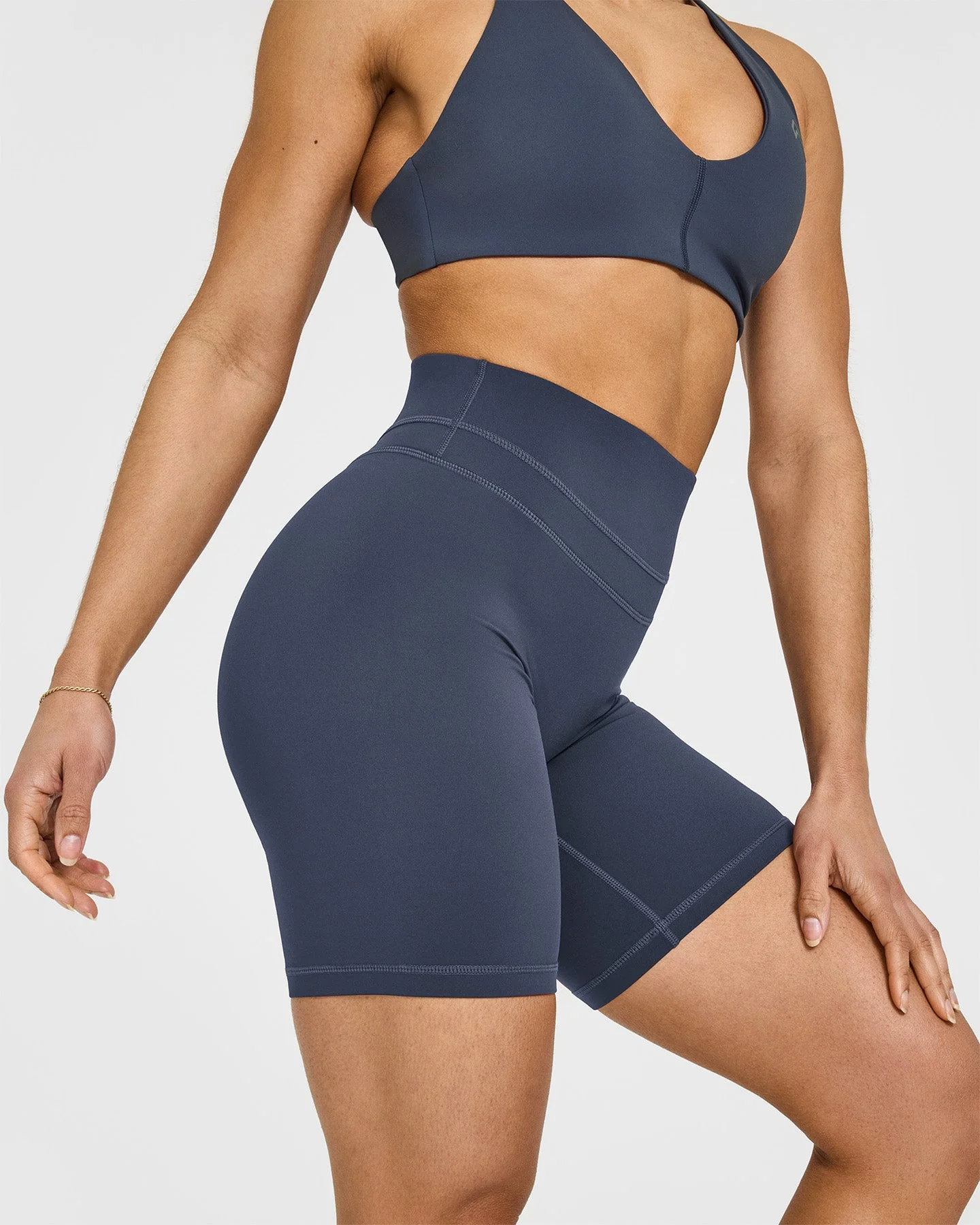 UnifiedMove™ Cycling Shorts 8" | True Blue - Image 4