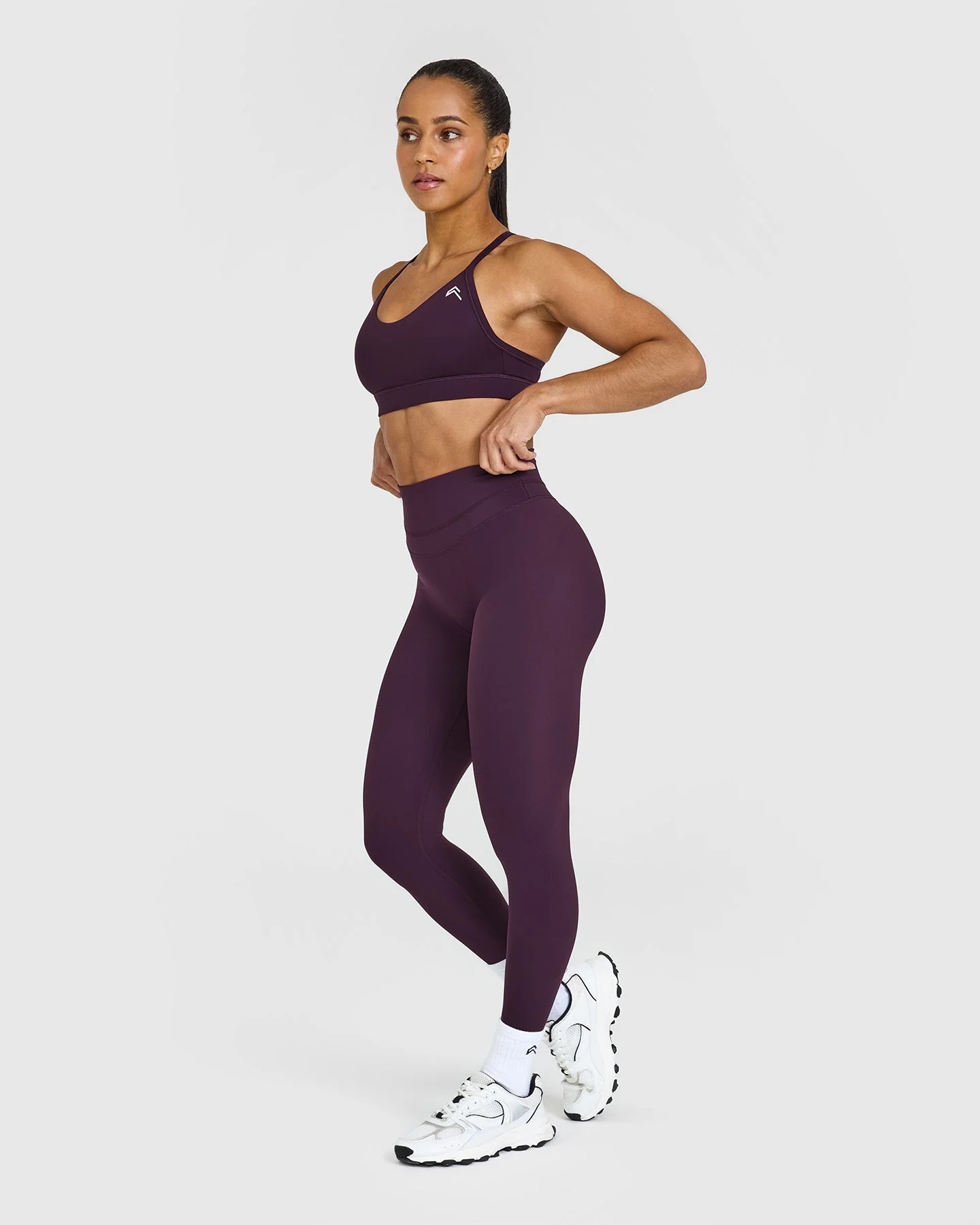 UnifiedMove™ High Waisted Leggings | Blackberry Purple - Image 3