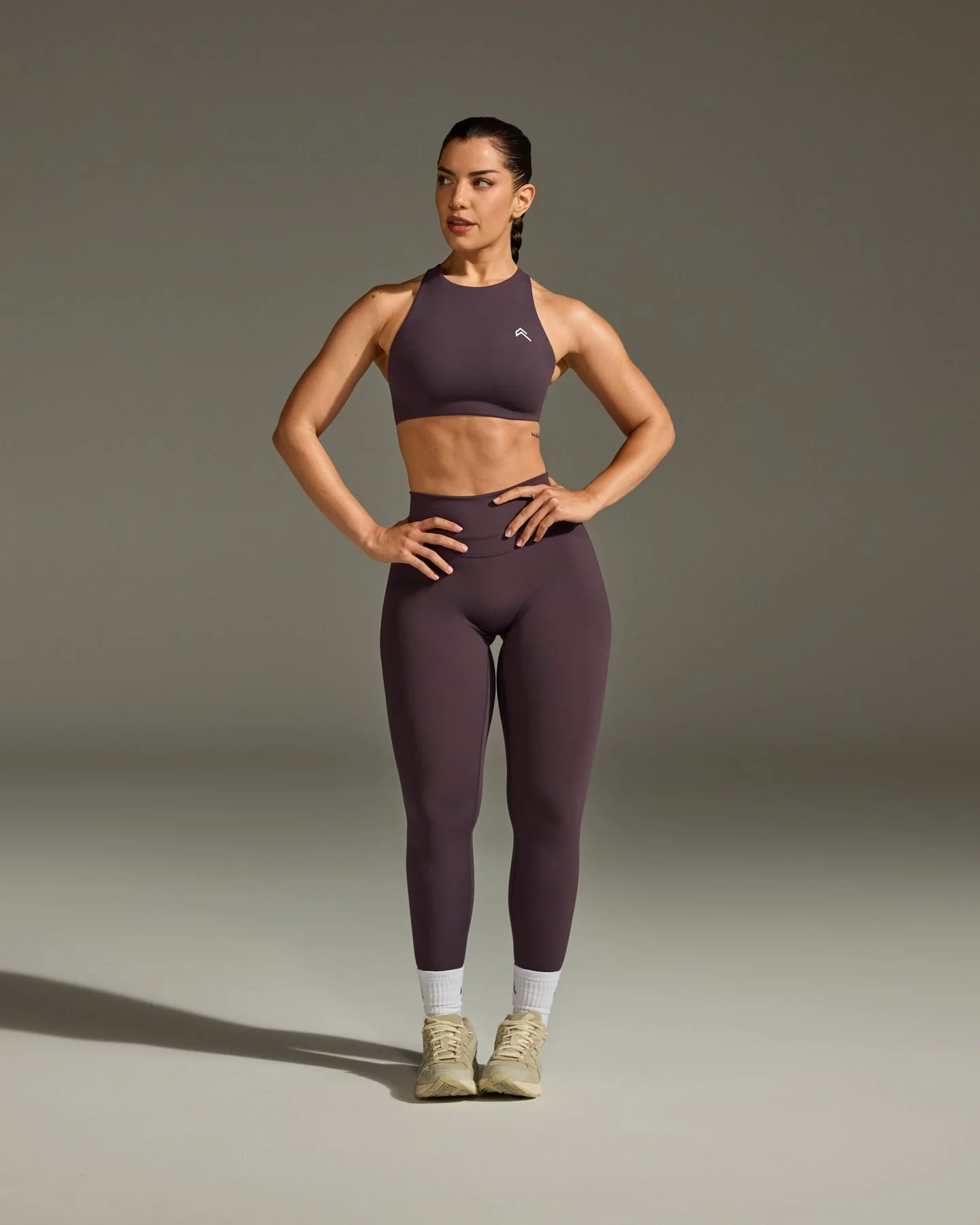 UnifiedMove™ High Waisted Leggings | Dark Umber Brown - Image 2