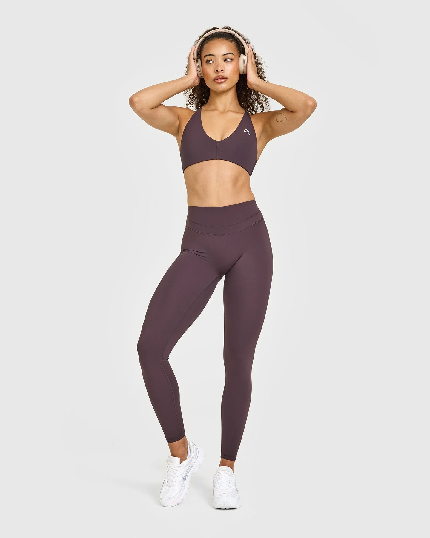 UnifiedMove™ High Waisted Leggings | Dark Umber Brown - Image 3