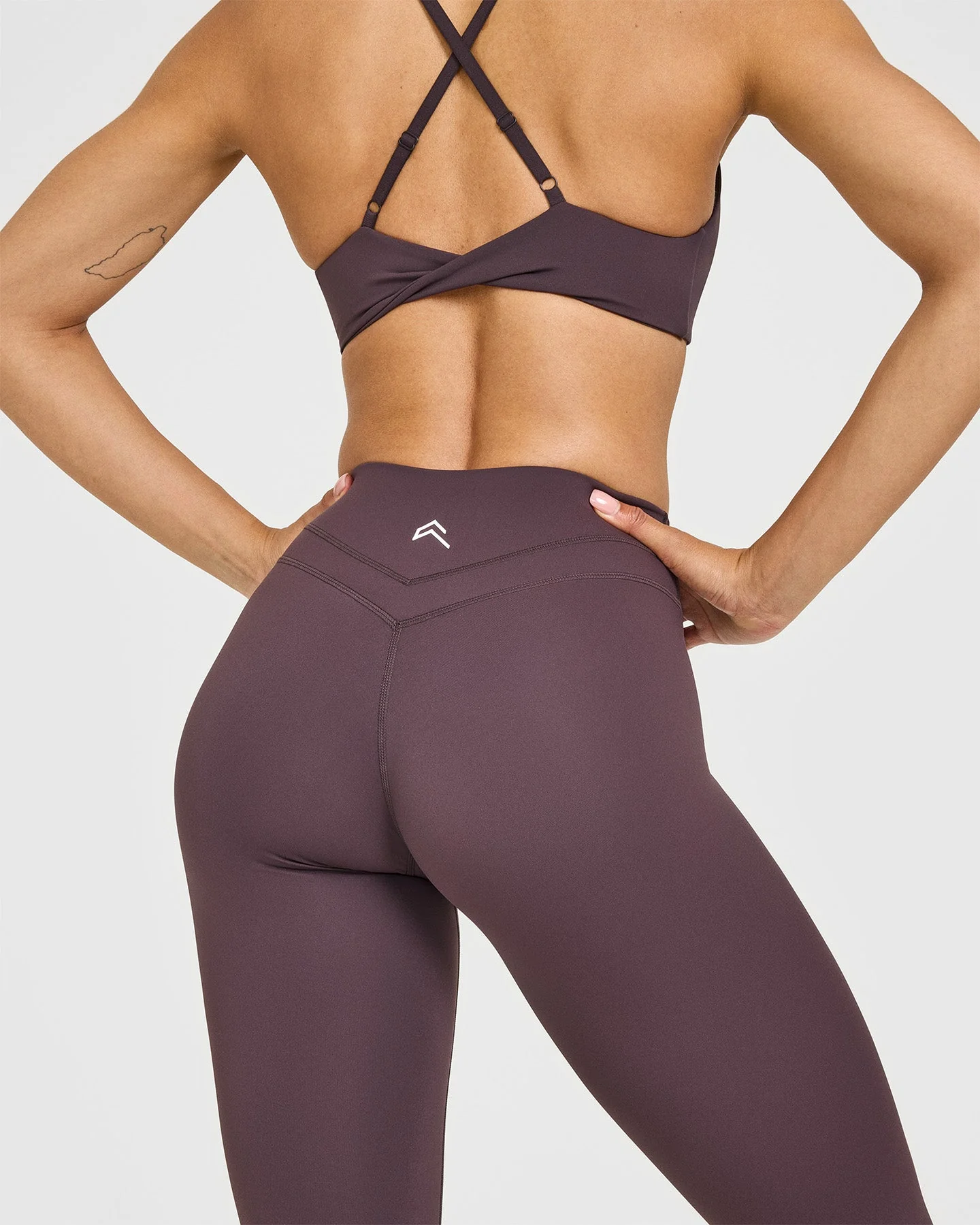 UnifiedMove™ High Waisted Leggings | Dark Umber Brown - Image 4