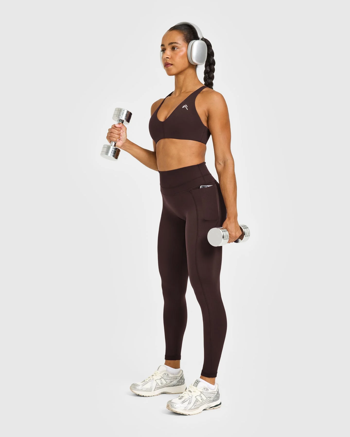 UnifiedMove™ High Waisted Pocket Leggings | 70% Cocoa - Image 3
