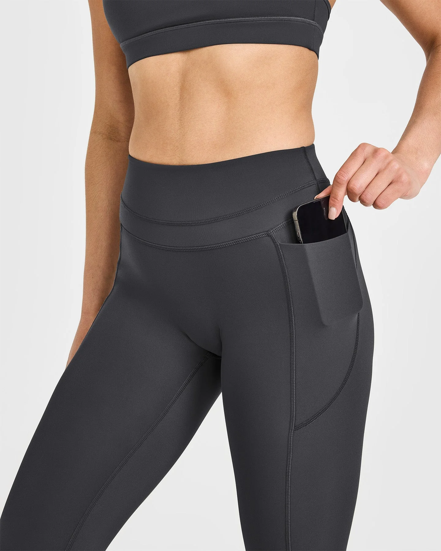 UnifiedMove™ High Waisted Pocket Leggings | Coal - Image 5