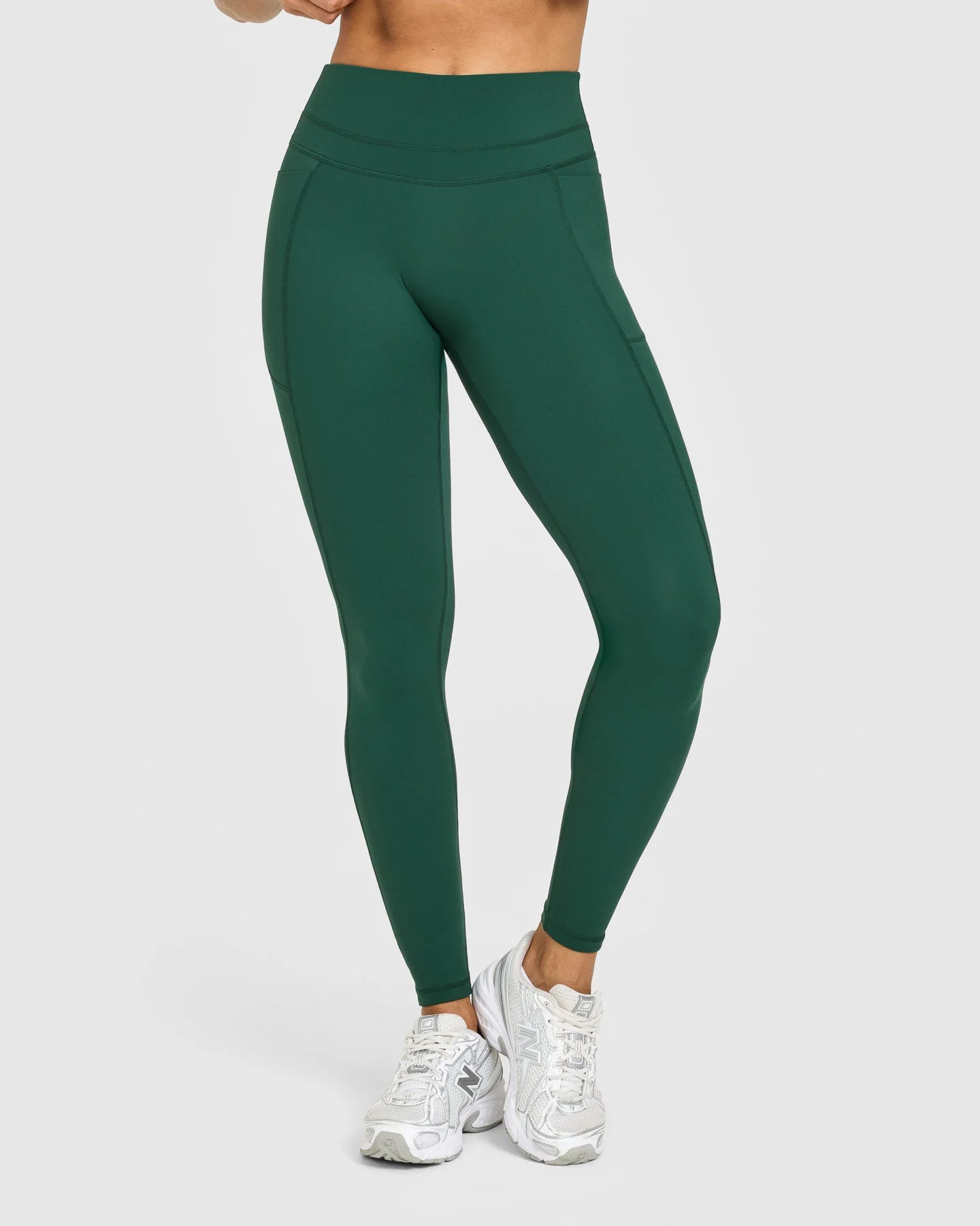 UnifiedMove™ High Waisted Pocket Leggings | Racing Green - Image 2