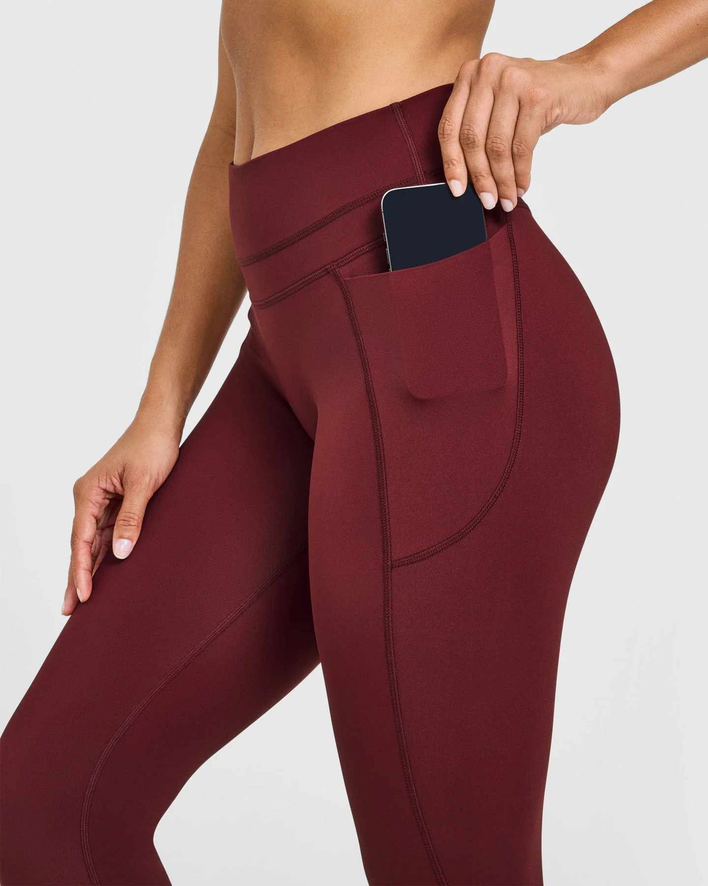 UnifiedMove™ High Waisted Pocket Leggings | Rosewood - Image 5