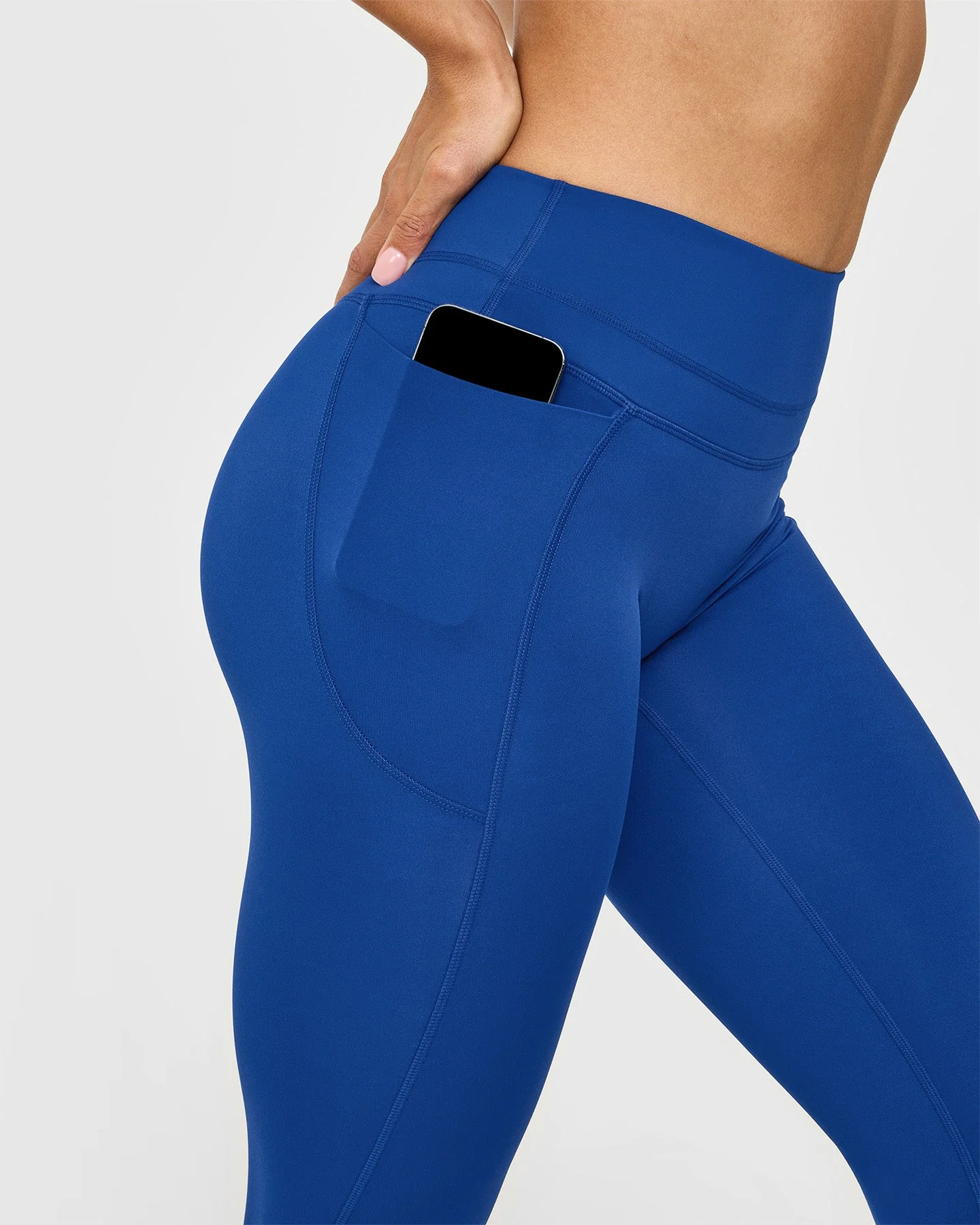 UnifiedMove™ High Waisted Pocket Leggings | Vintage Navy - Image 5