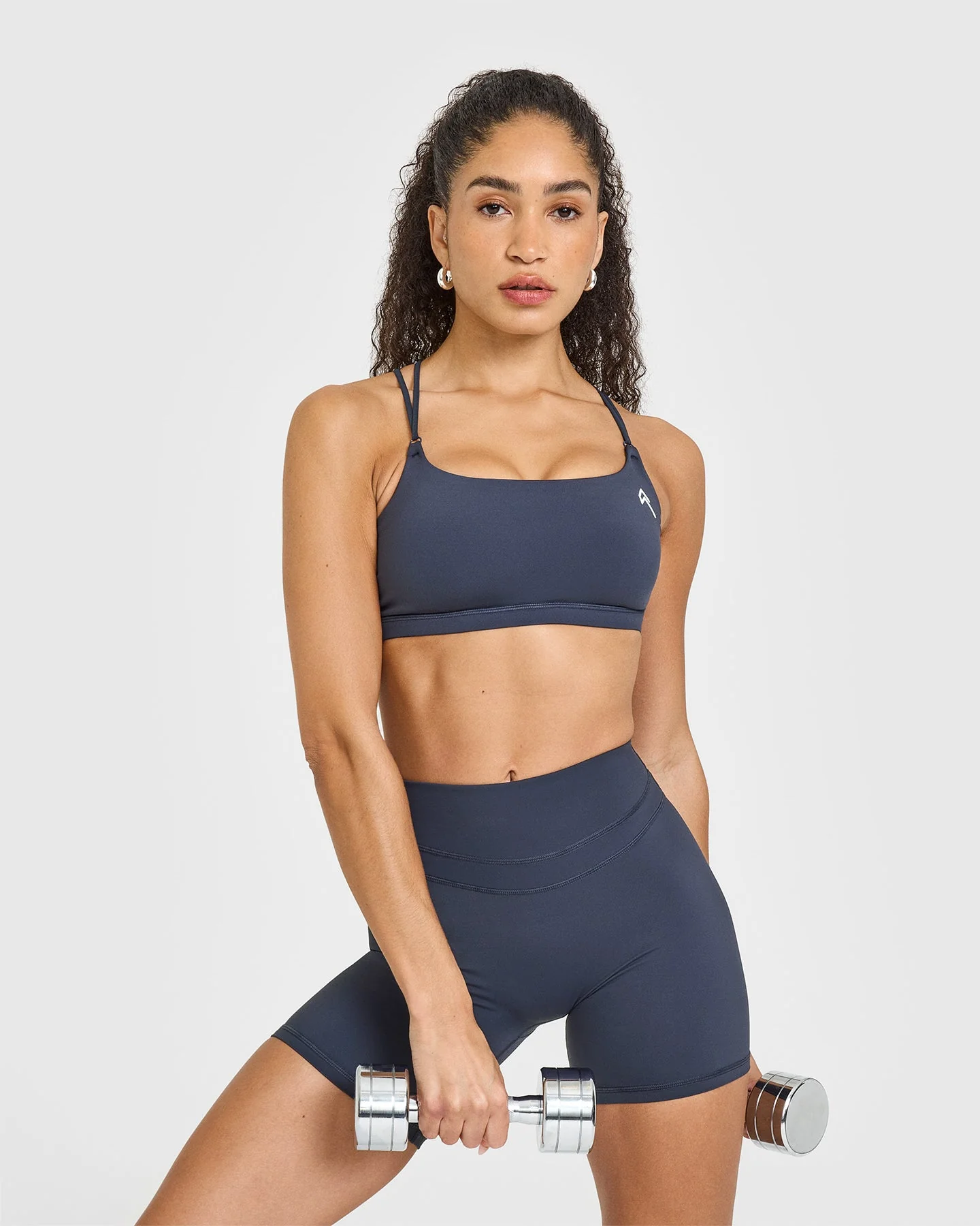 UnifiedMove™ High Waisted Shorts 6" | True Blue - Image 6