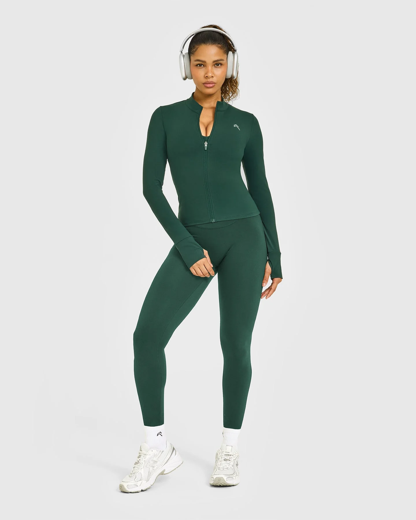 UnifiedMove™ Jacket White Logo | Racing Green - Image 3
