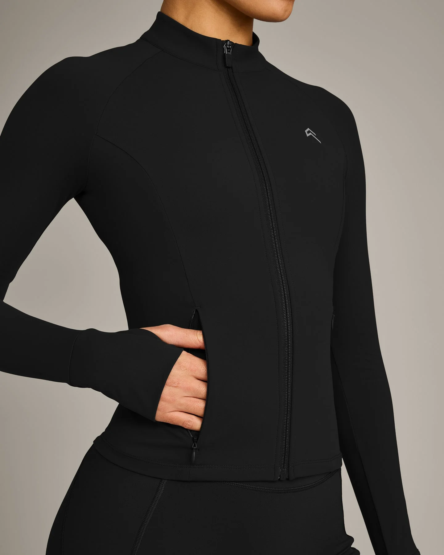 UnifiedMove™ Jacket with Reflective Logo | Black - Image 4