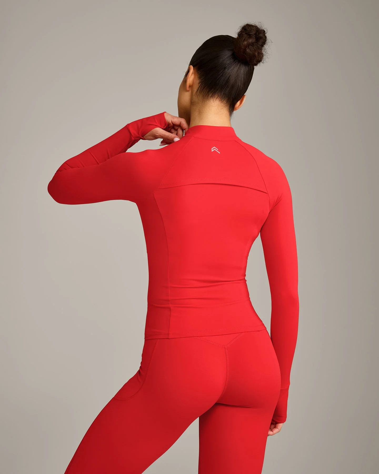 UnifiedMove™ Jacket with Reflective Logo | Muscle Mommy Red - Image 2