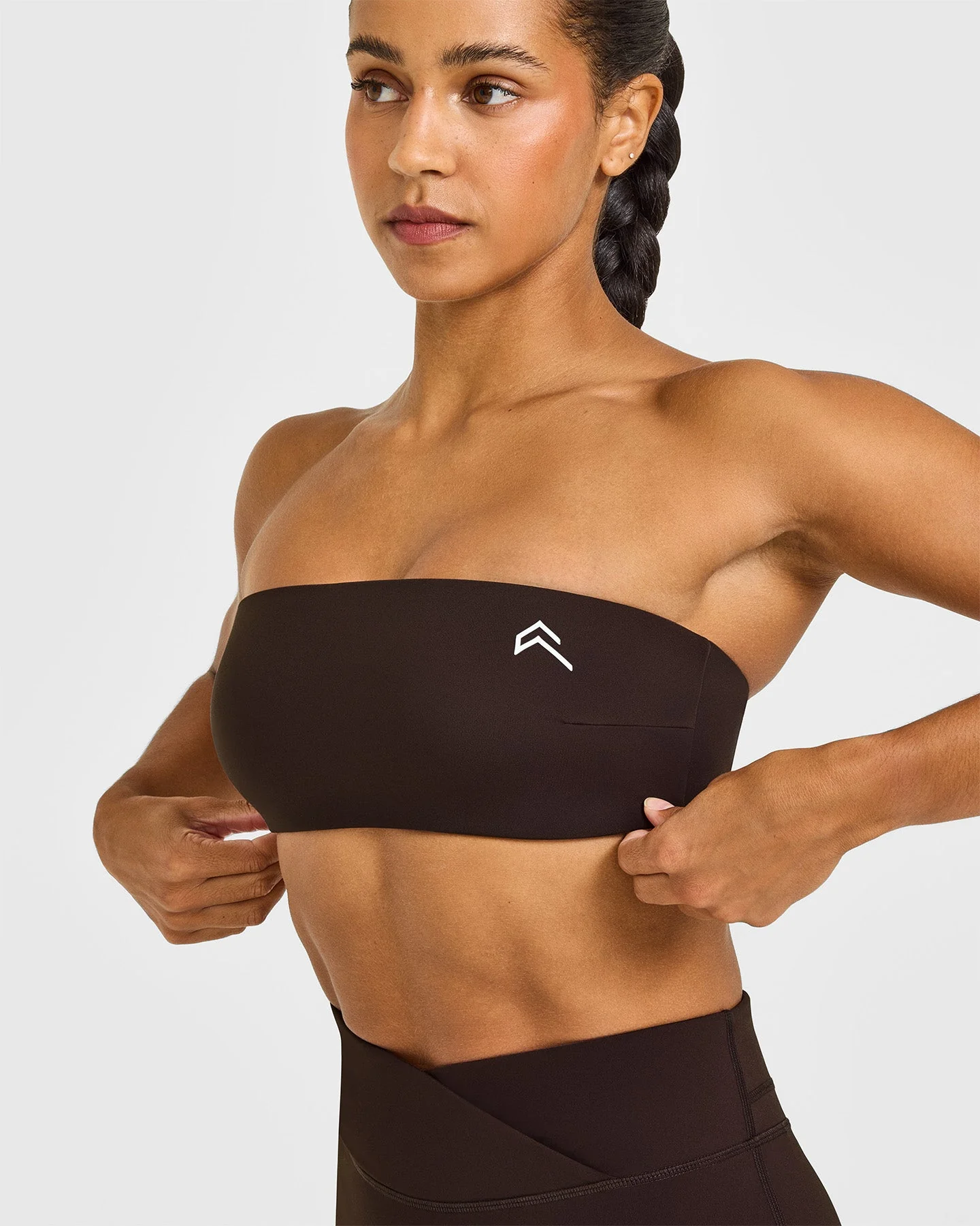 UnifiedMove™ Micro Bandeau Bralette | 70% Cocoa - Image 3
