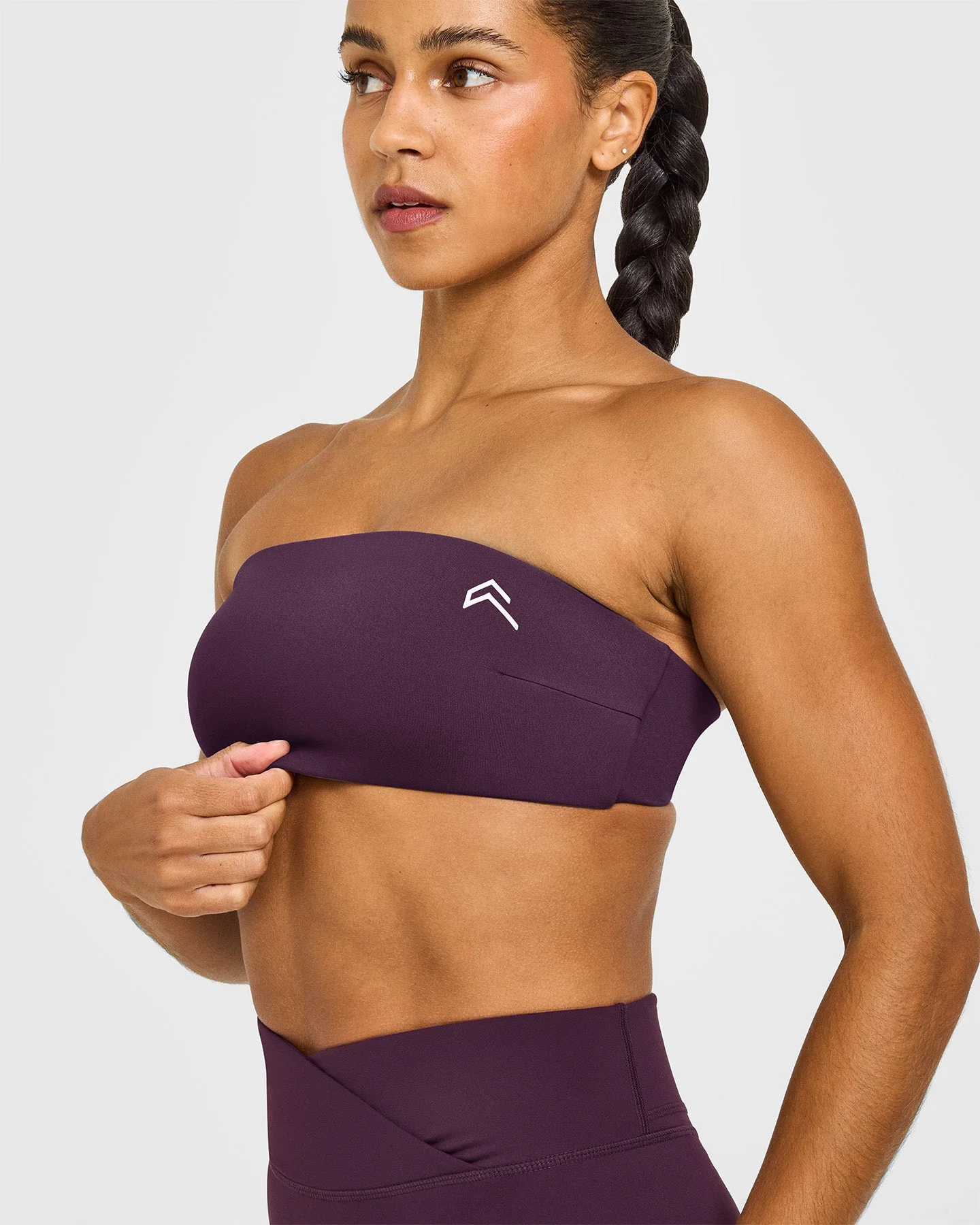 UnifiedMove™ Micro Bandeau Bralette | Blackberry Purple - Image 5