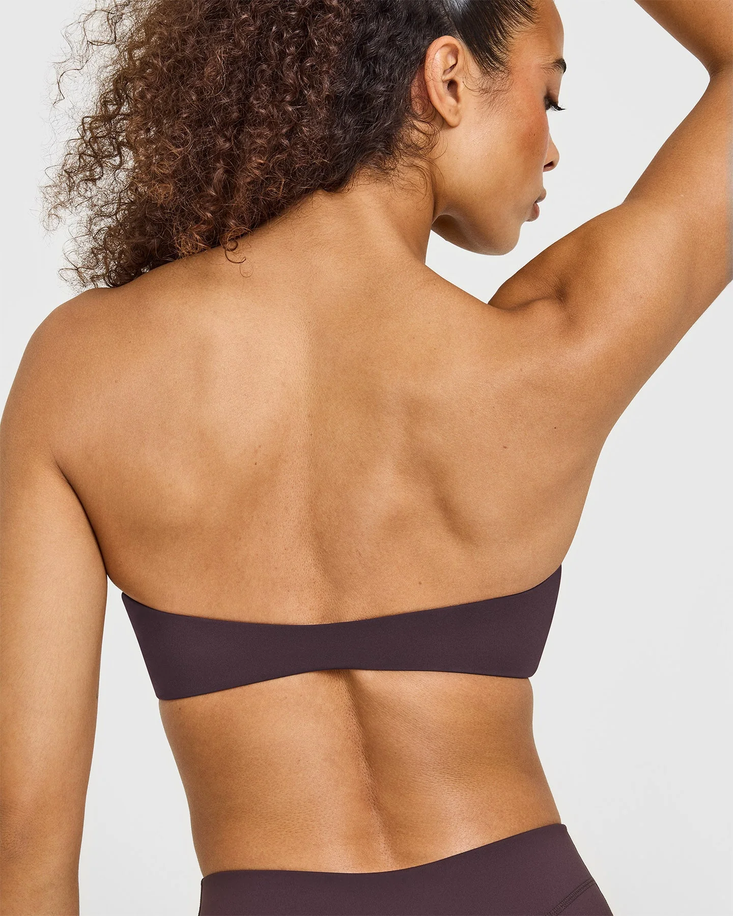 UnifiedMove™ Micro Bandeau Bralette | Dark Umber Brown - Image 4