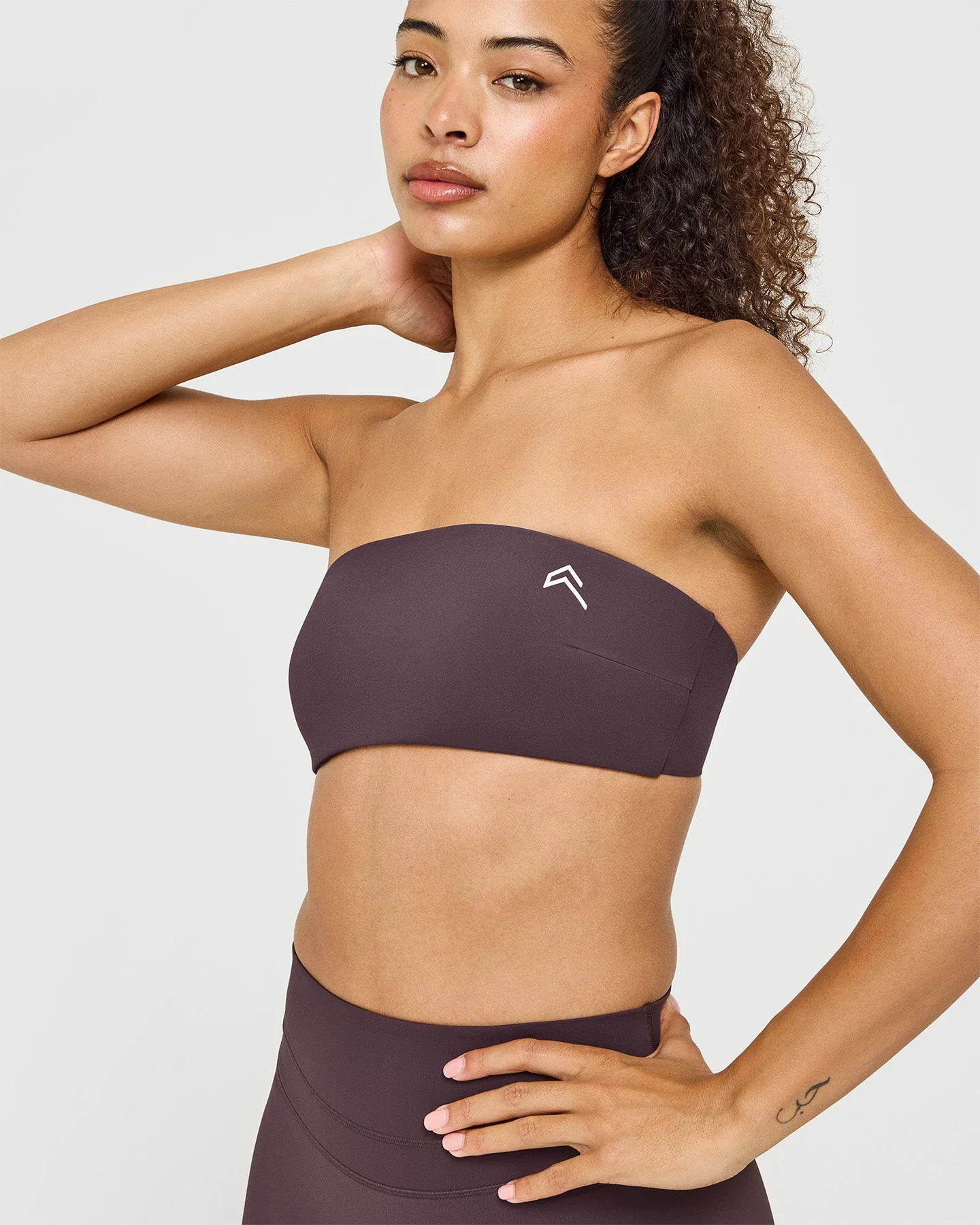 UnifiedMove™ Micro Bandeau Bralette | Dark Umber Brown - Image 5