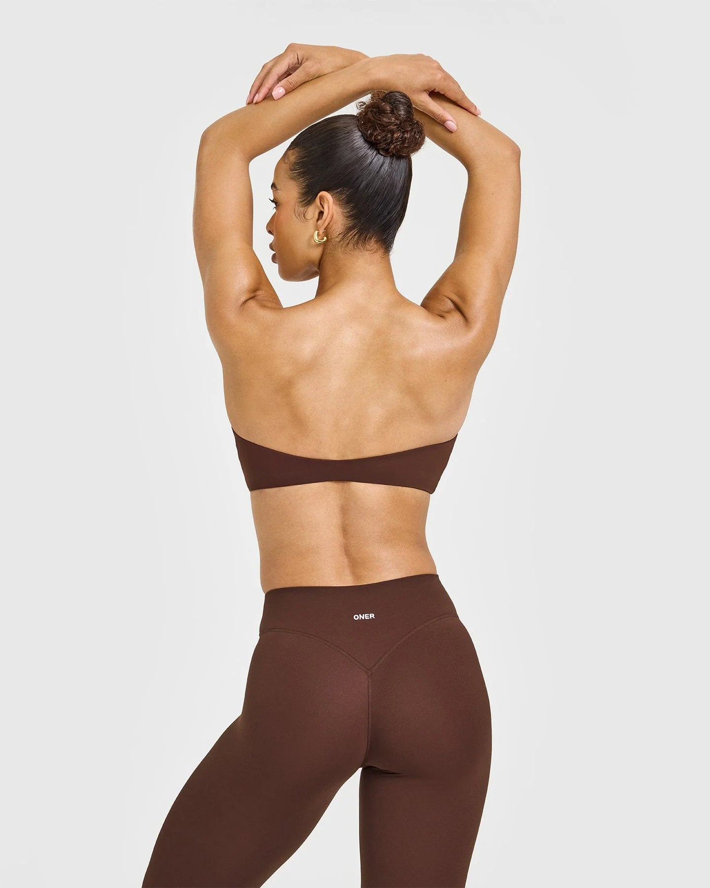 UnifiedMove™ Micro Bandeau Bralette | Espresso Brown - Image 4