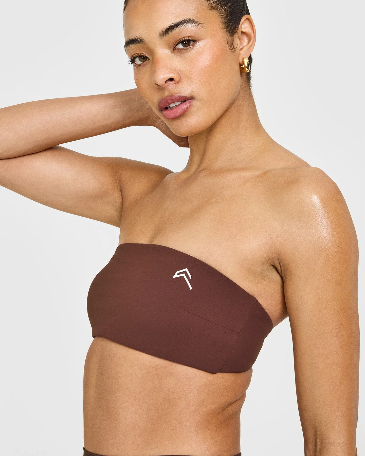 UnifiedMove™ Micro Bandeau Bralette | Espresso Brown - Image 5