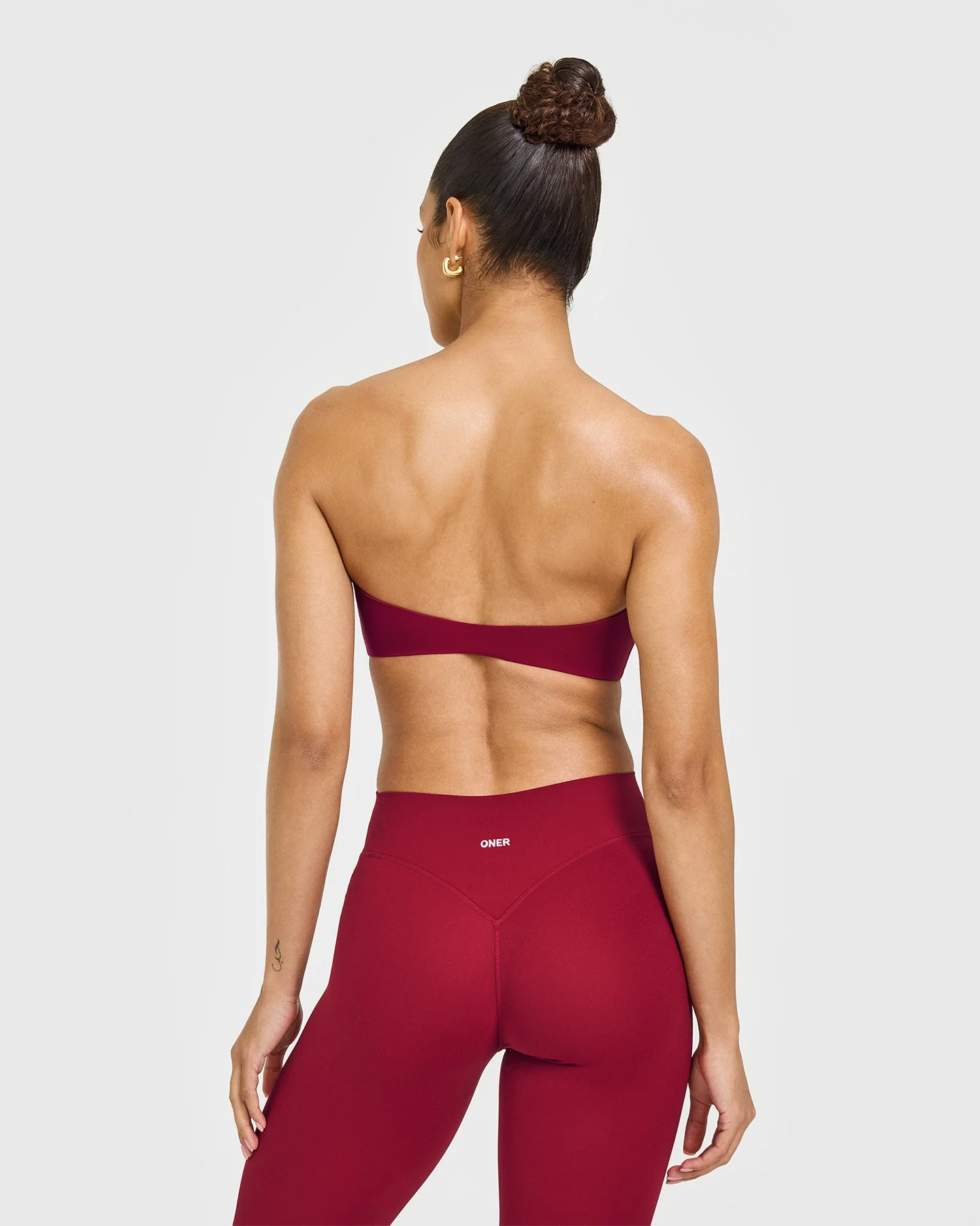 UnifiedMove™ Micro Bandeau Bralette | Ruby Red - Image 2