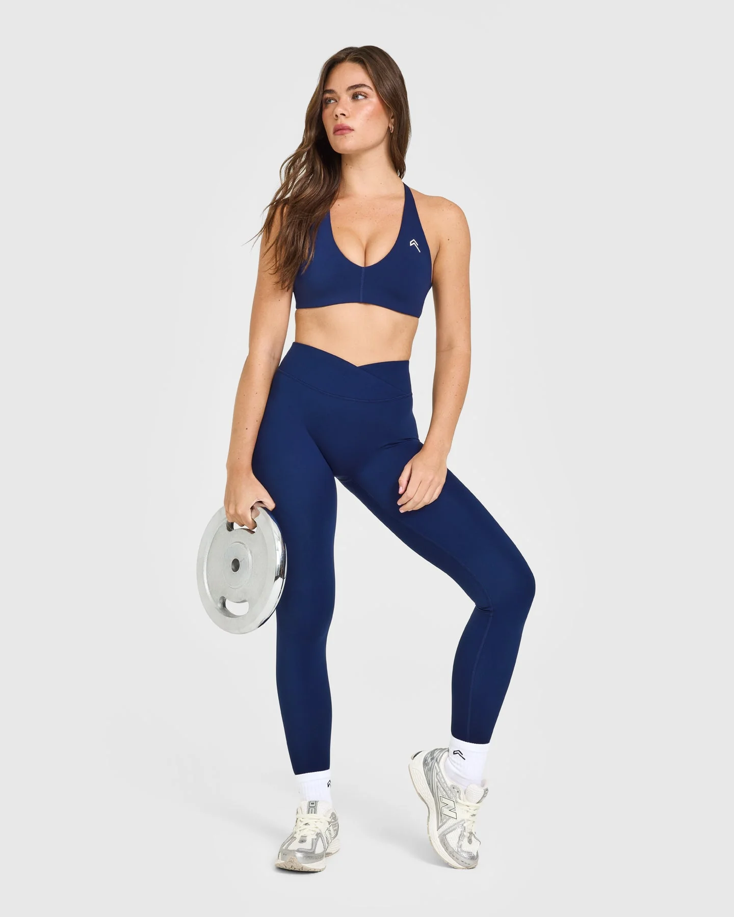 UnifiedMove™ Micro Bralette White Logo | Midnight - Image 3