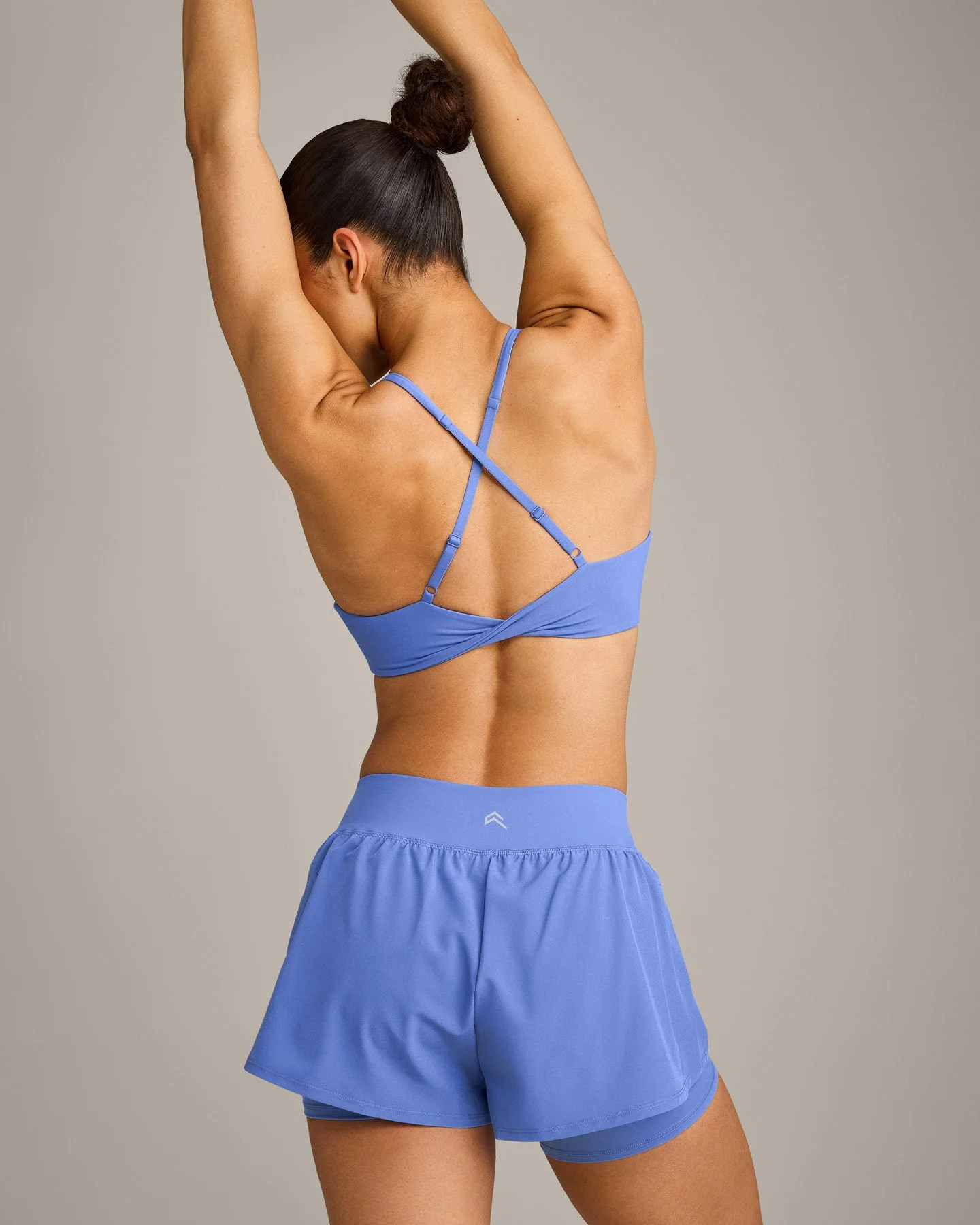 UnifiedMove™ Micro Bralette with Reflective Logo | Glaucous Blue - Image 6