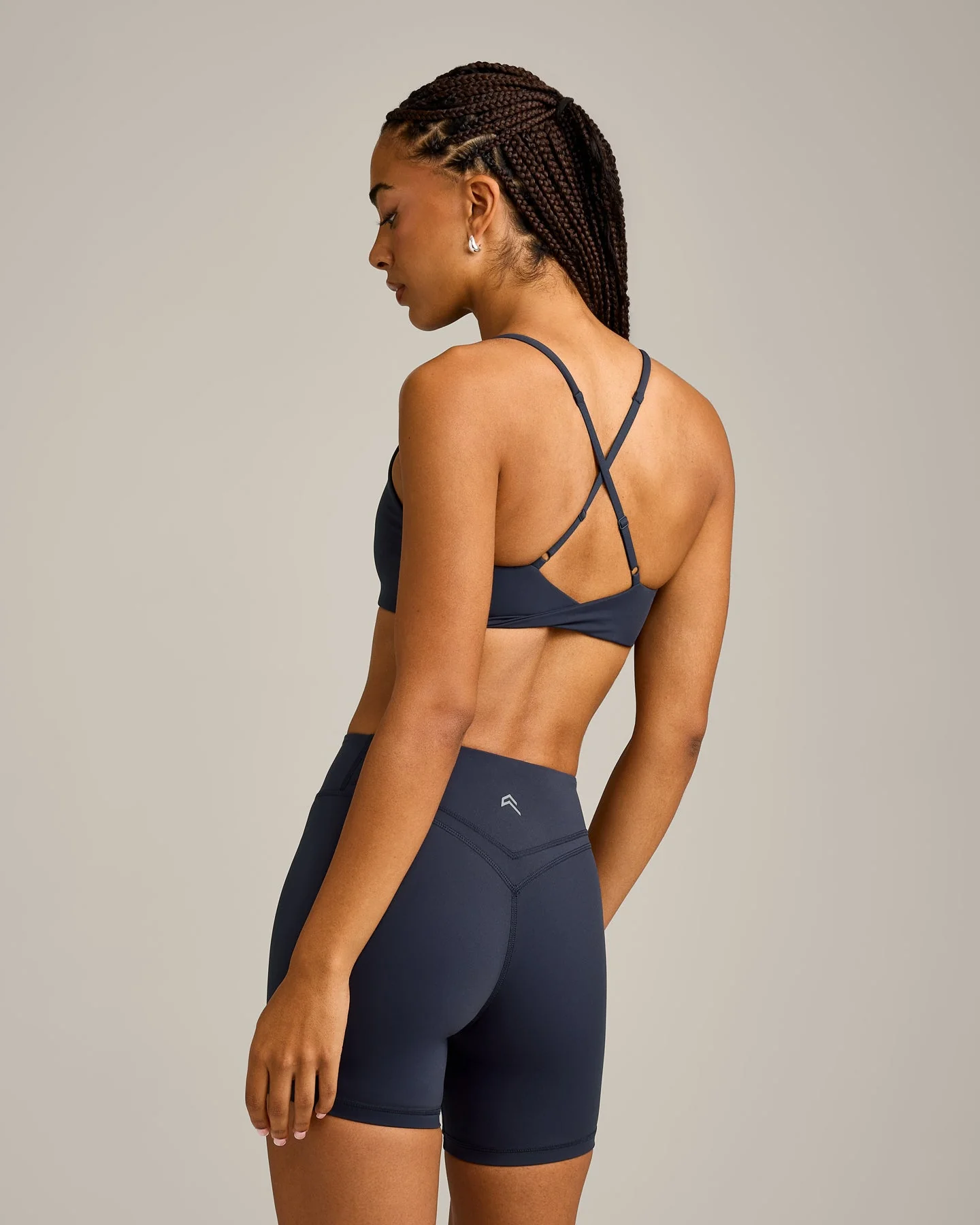 UnifiedMove™ Micro Bralette with Reflective Logo | True Blue - Image 2
