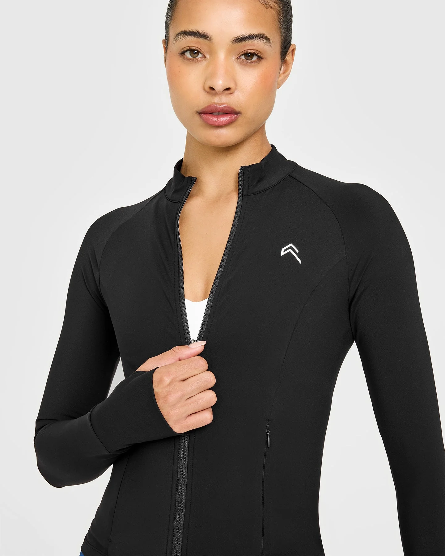 UnifiedMove™ Pocket Jacket White Logo | Black - Image 3