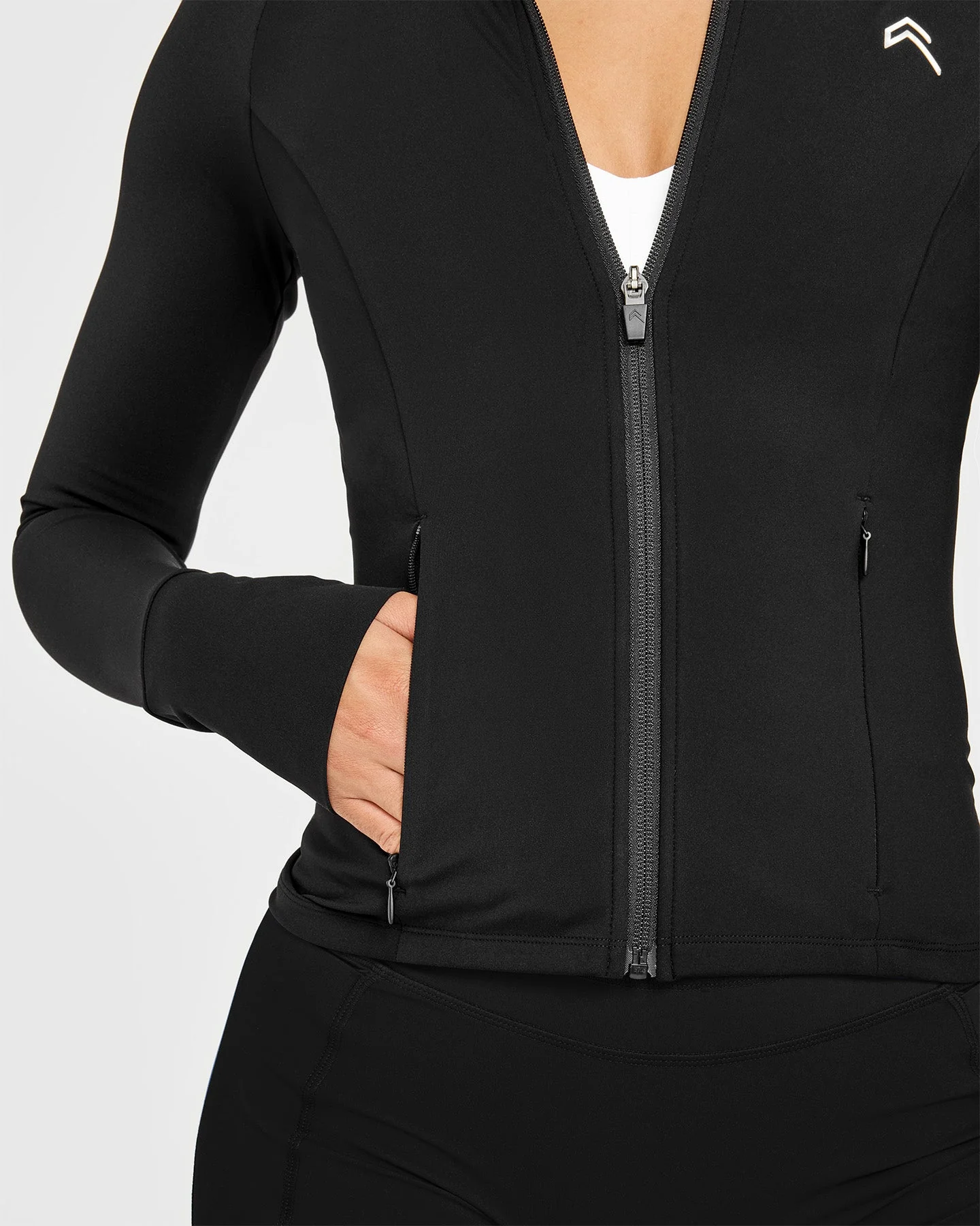 UnifiedMove™ Pocket Jacket White Logo | Black - Image 5