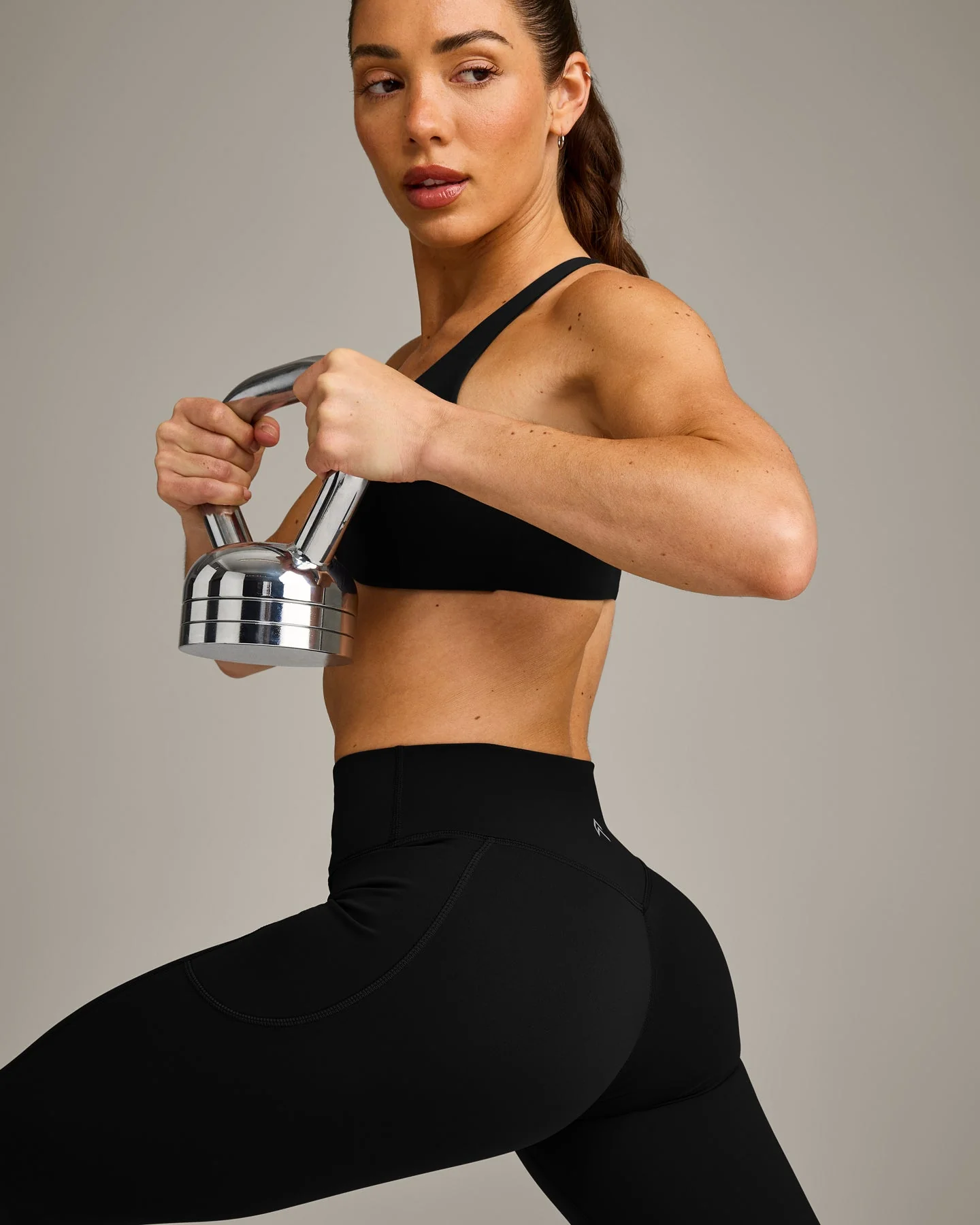 UnifiedMove™ Pocket Leggings with Bonding with Reflective Logo | Black - Image 5