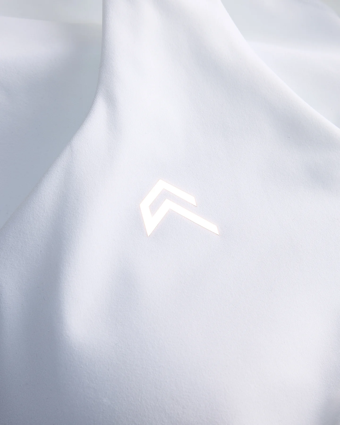 UnifiedMove™ V Neck Cross Back Vest with Reflective Logo | White - Image 5