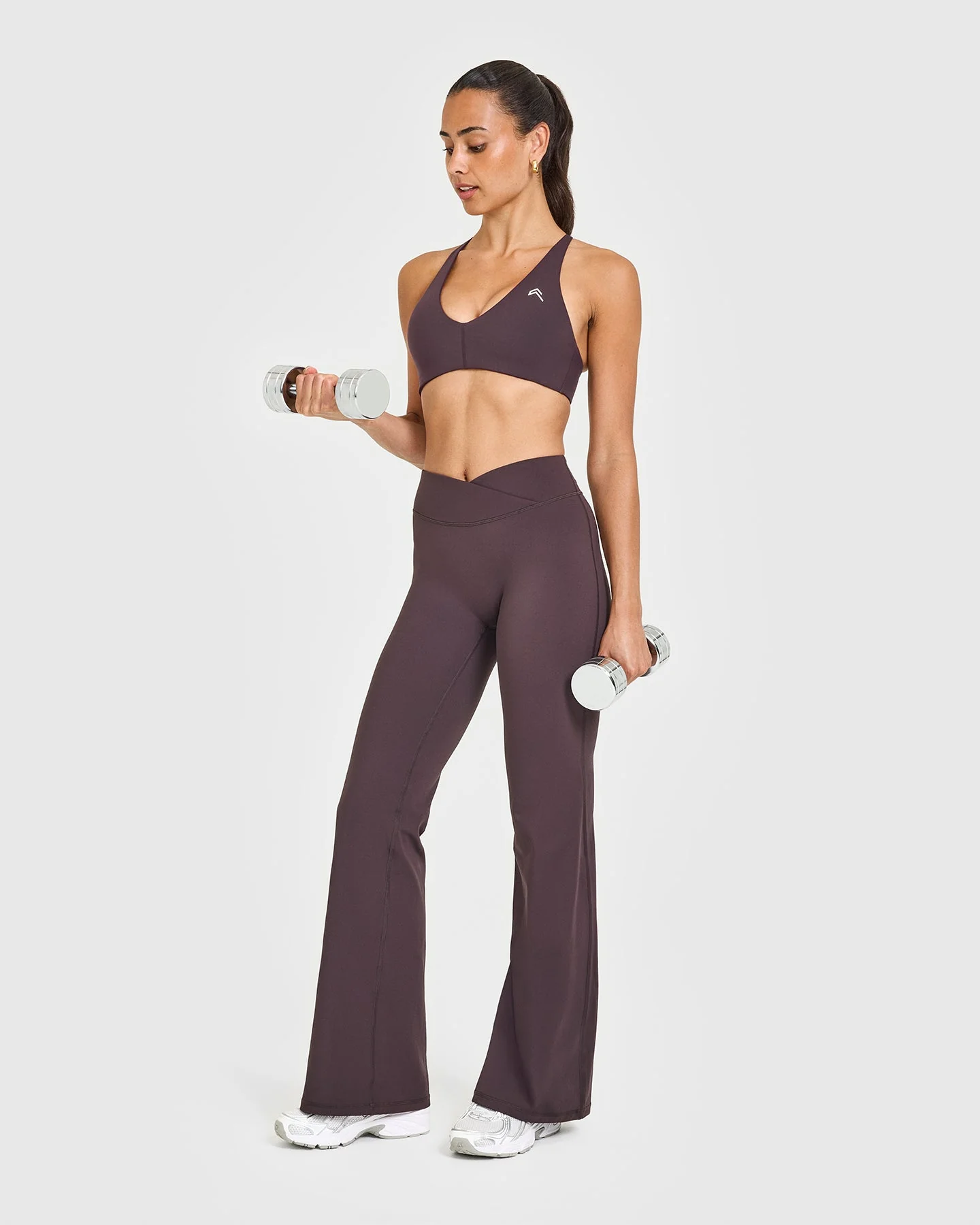 UnifiedMove™ Wrap Flared Bottoms | Dark Umber Brown - Image 3
