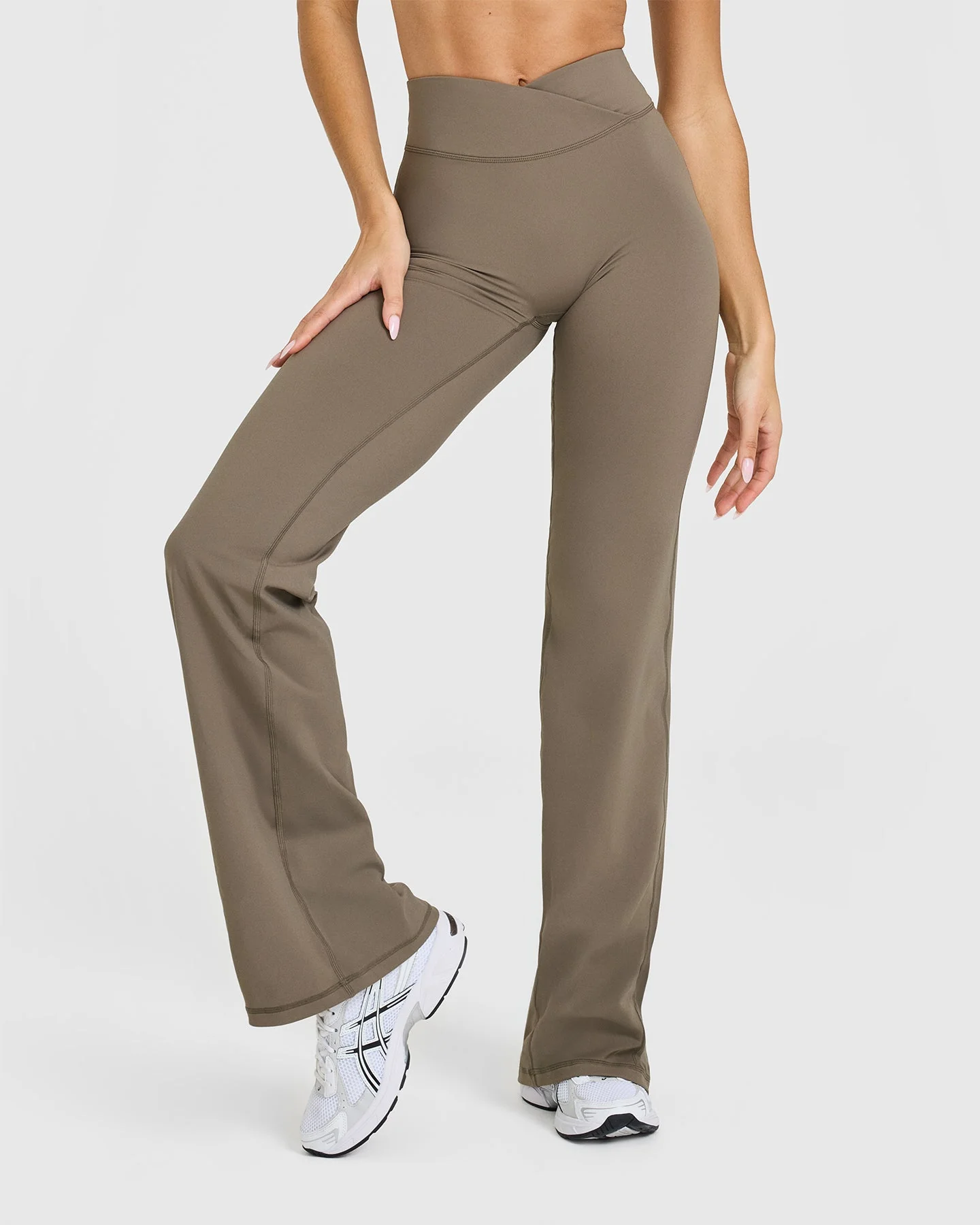 UnifiedMove™ Wrap Flared Bottoms | Moss Brown