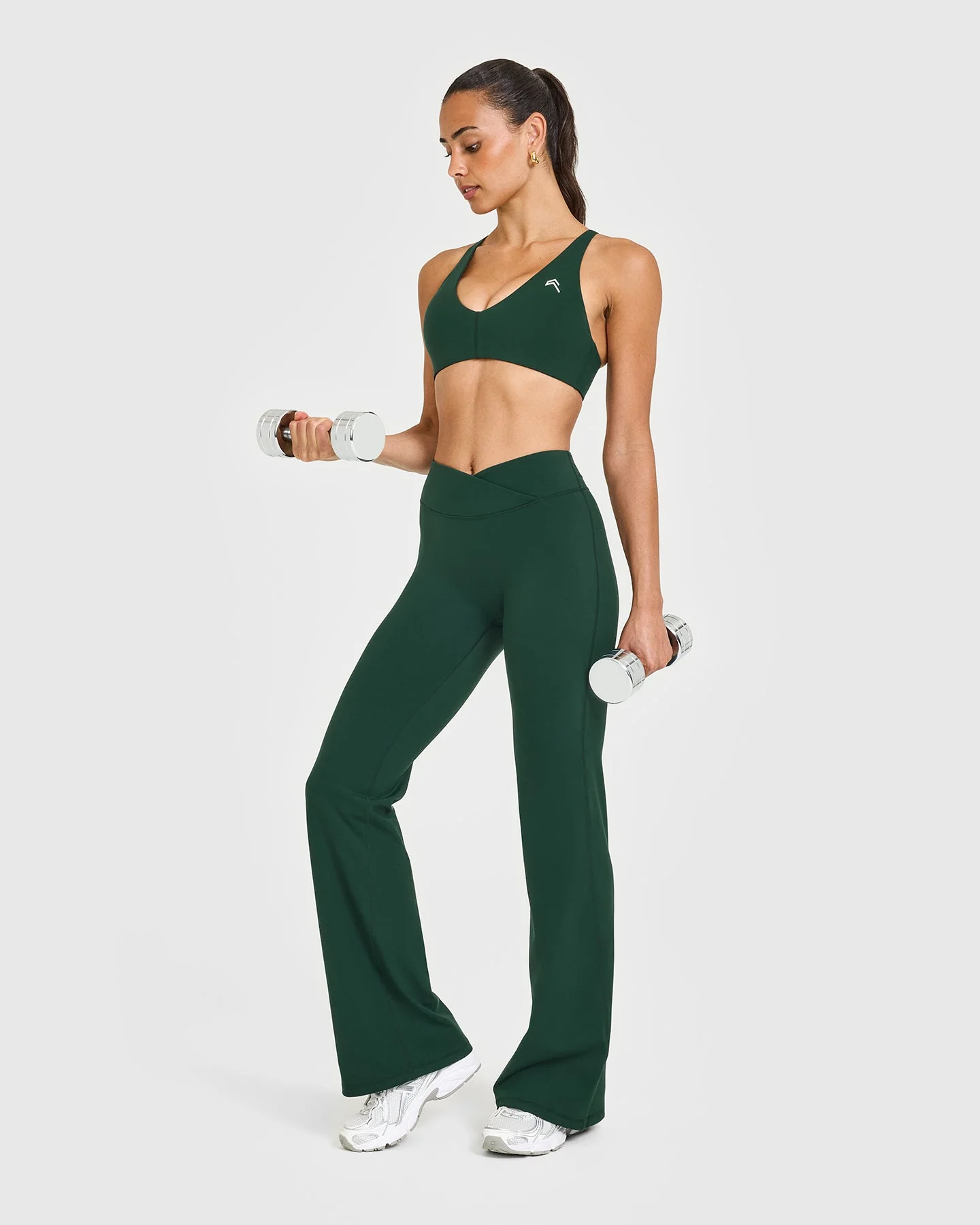 UnifiedMove™ Wrap Flared Bottoms | Racing Green - Image 3