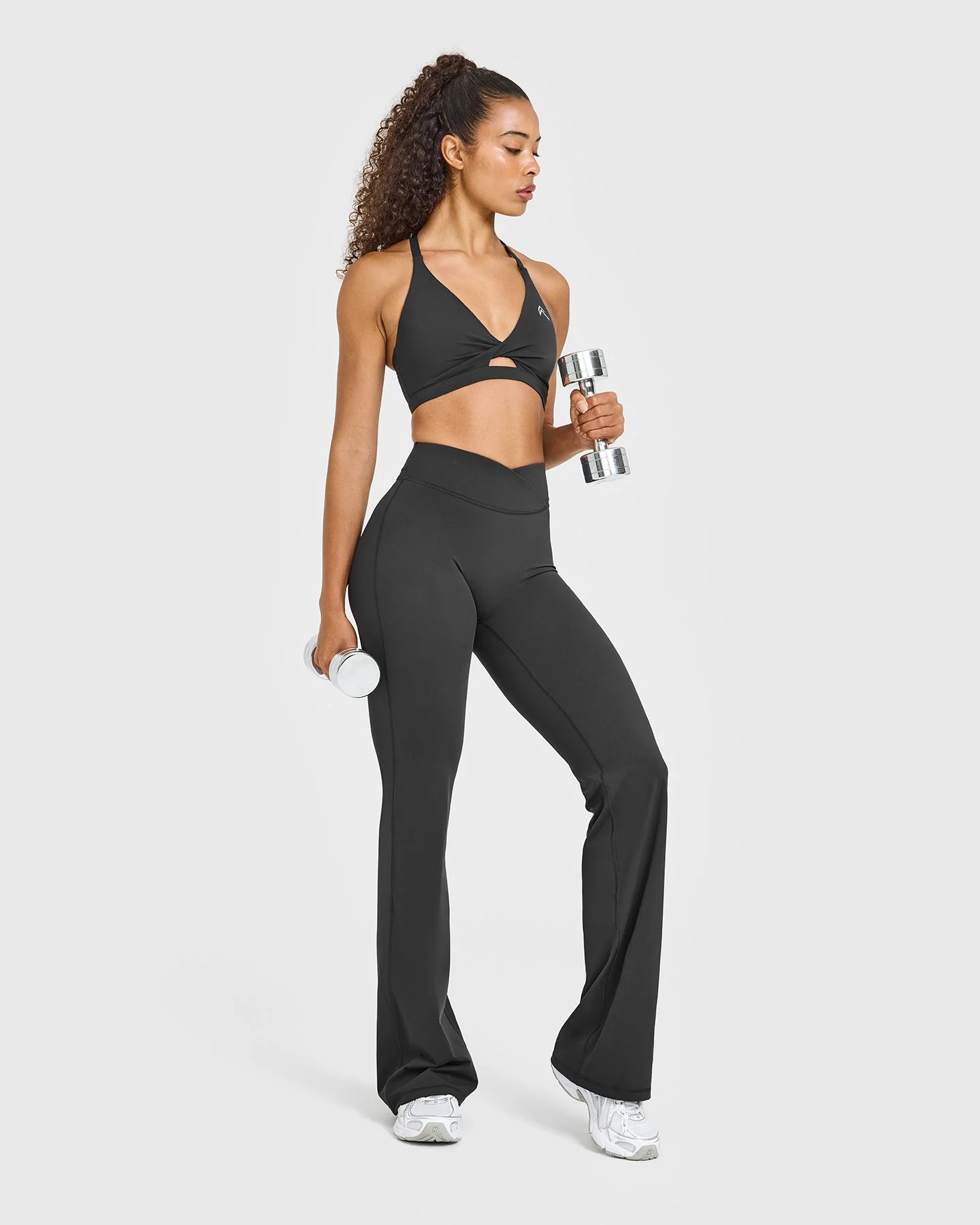 UnifiedMove™ Wrap Flared Bottoms White Logo | Coal - Image 3
