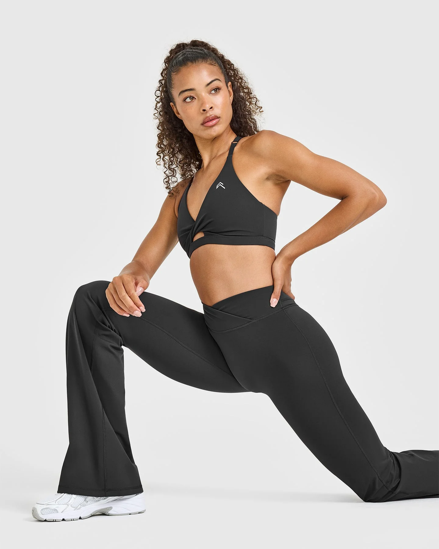 UnifiedMove™ Wrap Flared Bottoms White Logo | Coal - Image 6