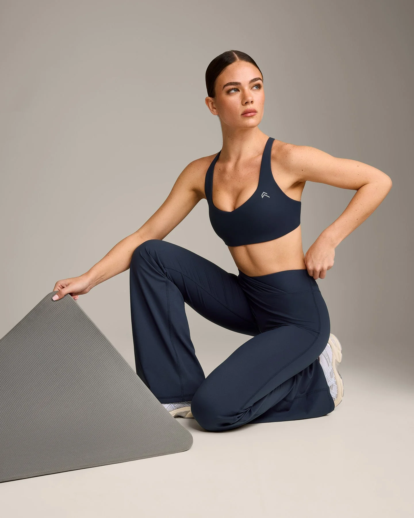 UnifiedMove™ Wrap Flared Bottoms with Reflective Logo | True Blue - Image 2