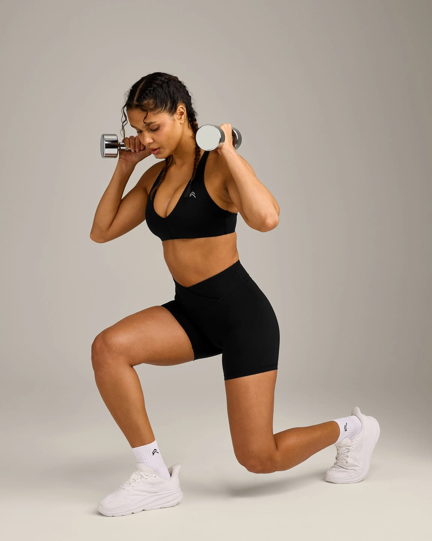 UnifiedMove™ Wrap Shorts 6" with Reflective Logo | Black - Image 3