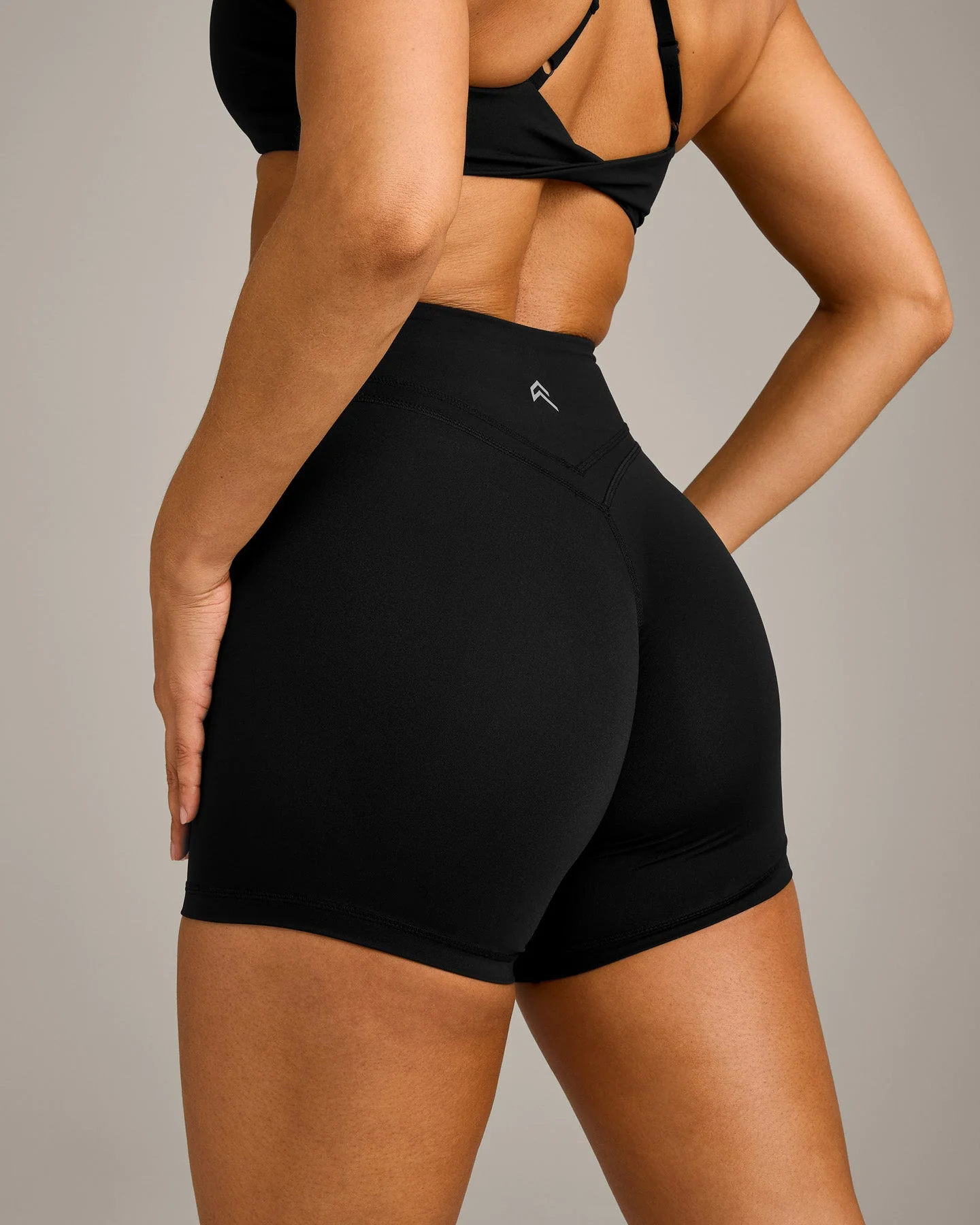 UnifiedMove™ Wrap Shorts 6" with Reflective Logo | Black - Image 4