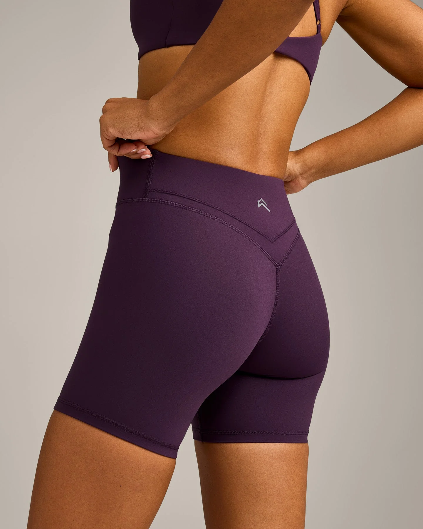 UnifiedMove™ Wrap Shorts 6" with Reflective Logo | Blackberry Purple - Image 4