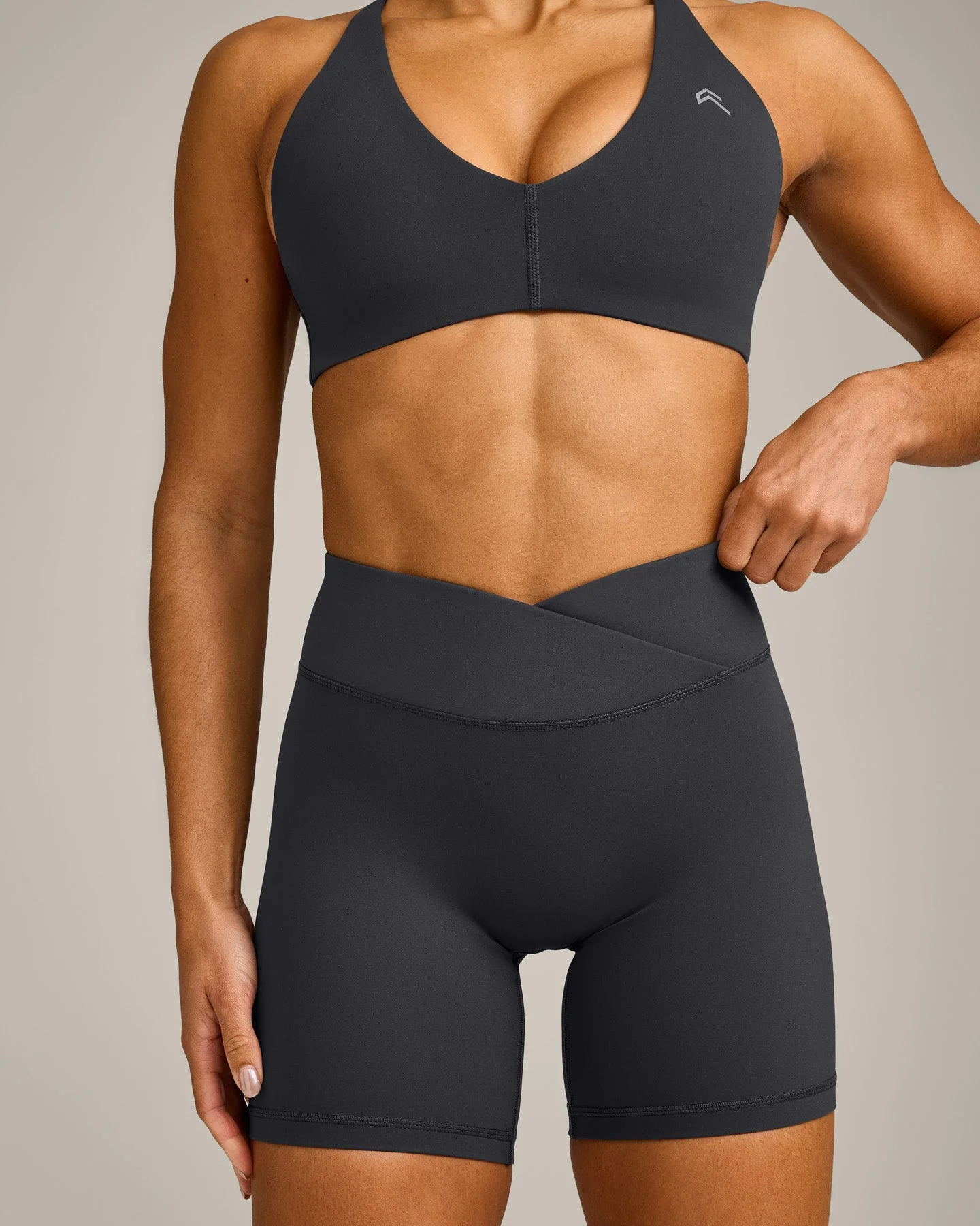 UnifiedMove™ Wrap Shorts 6" with Reflective Logo | Coal - Image 5